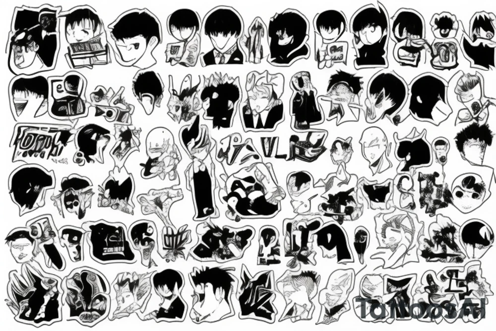 Mob psycho 100 tattoo idea