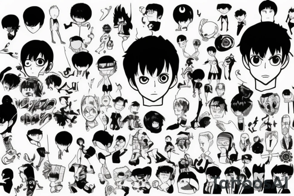 Mob psycho 100 tattoo idea