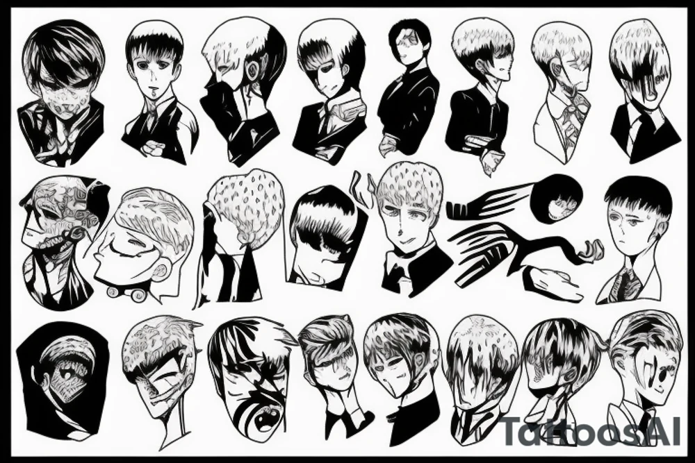 Mob psycho 100 tattoo idea