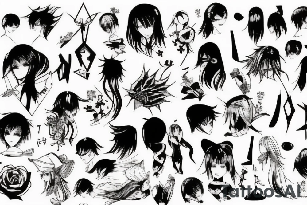 Manga tattoo idea
