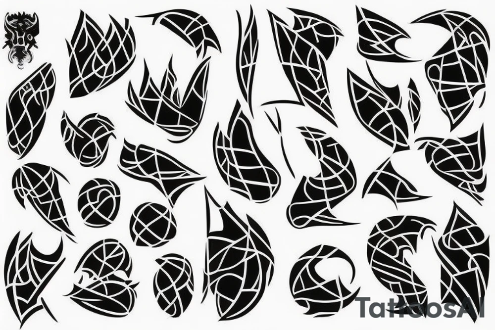 Outliner tattoo idea
