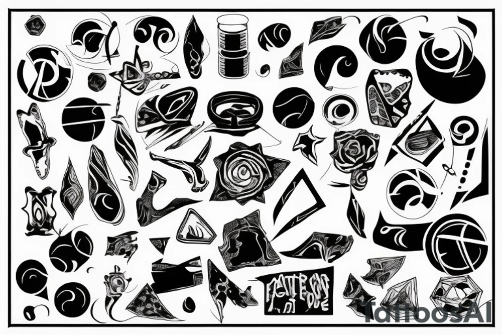 Outliner tattoo idea