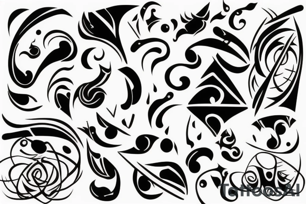 Outliner tattoo idea