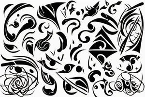 Outliner tattoo idea