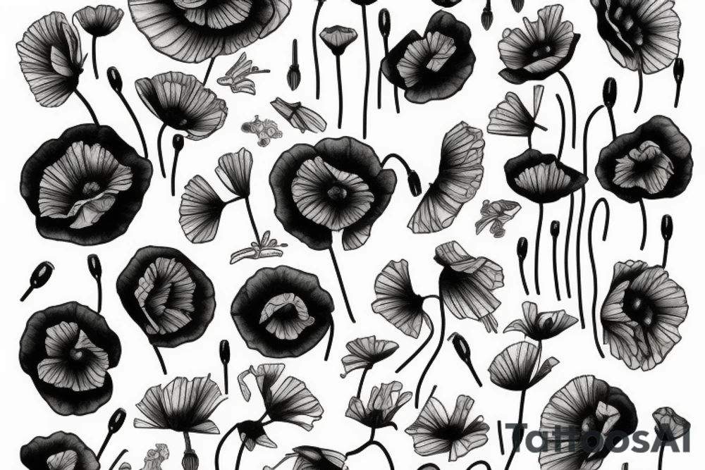 poppies tattoo idea