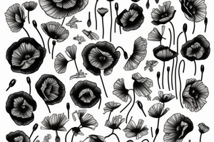 poppies tattoo idea
