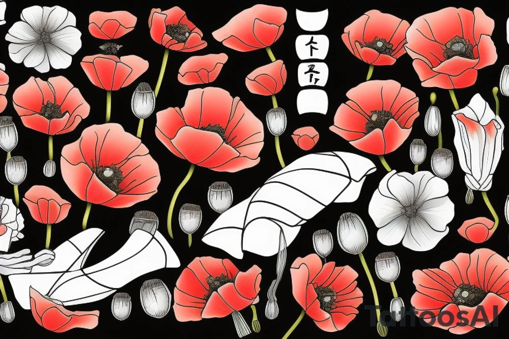 poppies tattoo idea