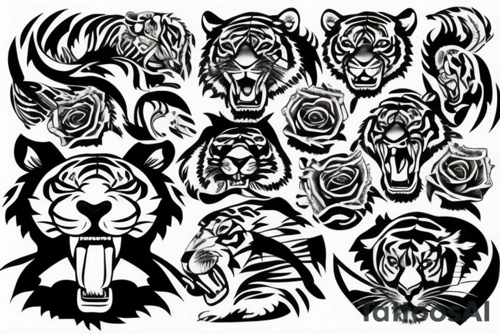 tiger tattoo idea