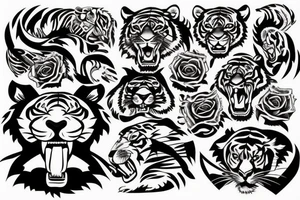 tiger tattoo idea
