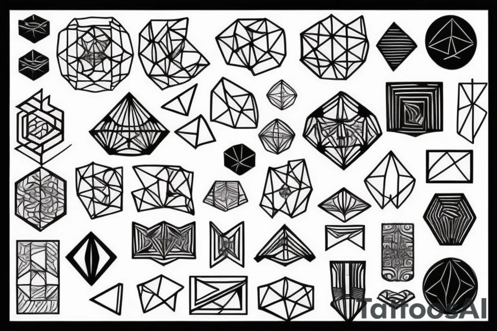 Geometric tattoo idea
