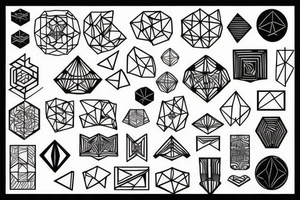 Geometric tattoo idea