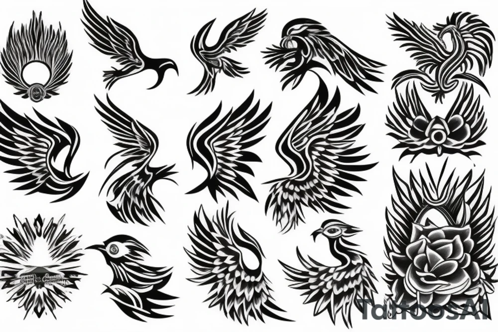 little phoenix tattoo idea