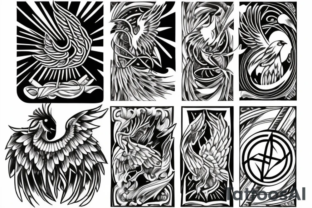 little phoenix tattoo idea