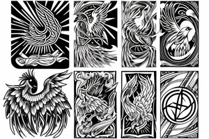 little phoenix tattoo idea