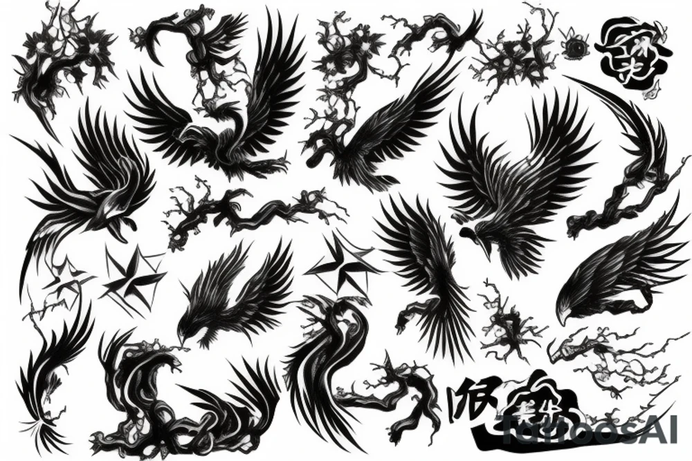 phoenix tattoo idea
