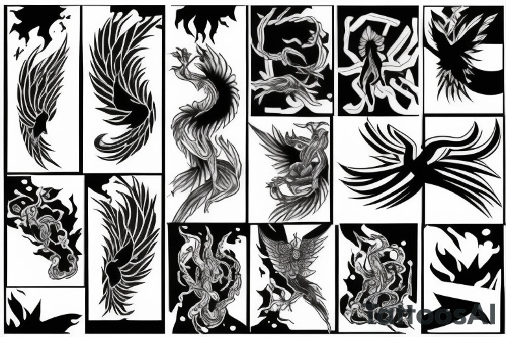 phoenix tattoo idea