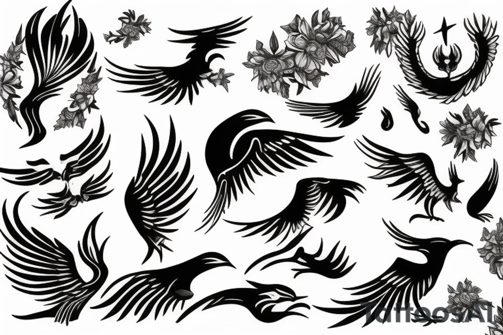 phoenix tattoo idea