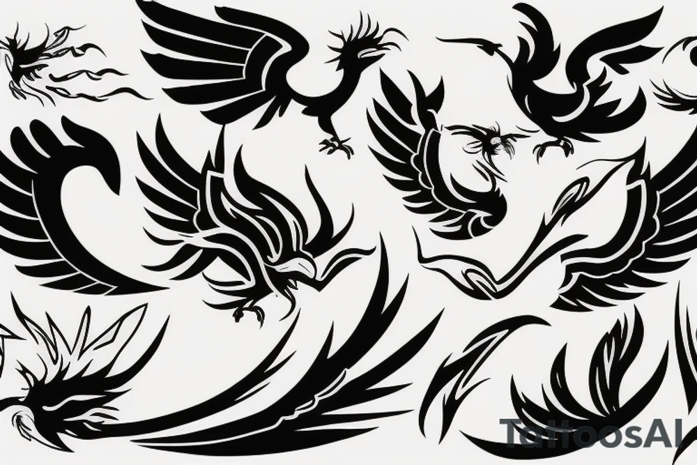 phoenix logo tattoo idea