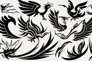 phoenix logo tattoo idea
