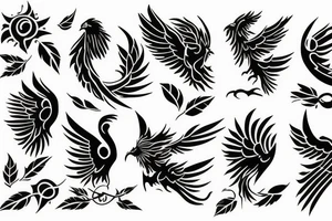 phoenix refined tattoo idea