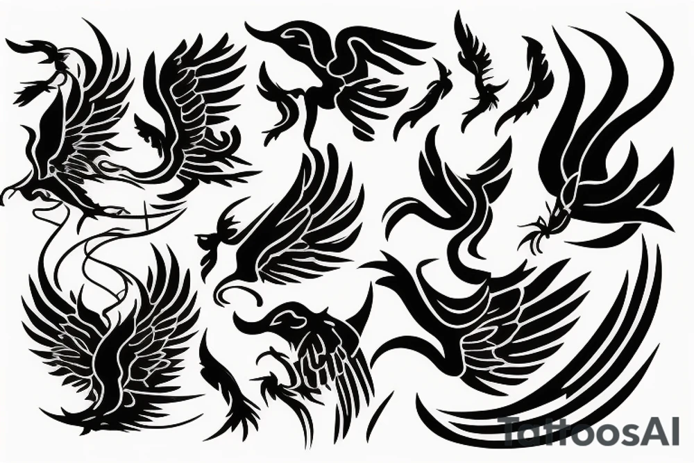 phoenix refined tattoo idea