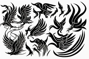 phoenix refined tattoo idea