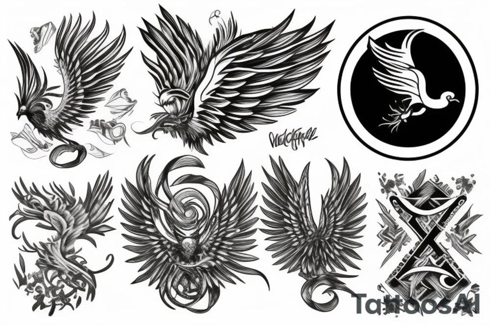 phoenix refined tattoo idea