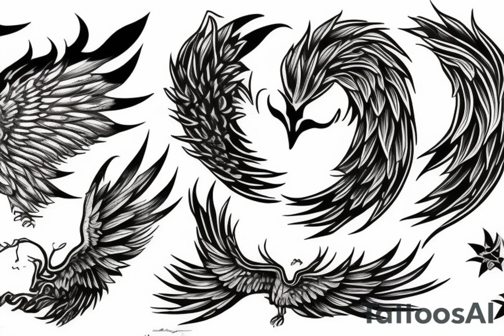 phoenix refined tattoo idea