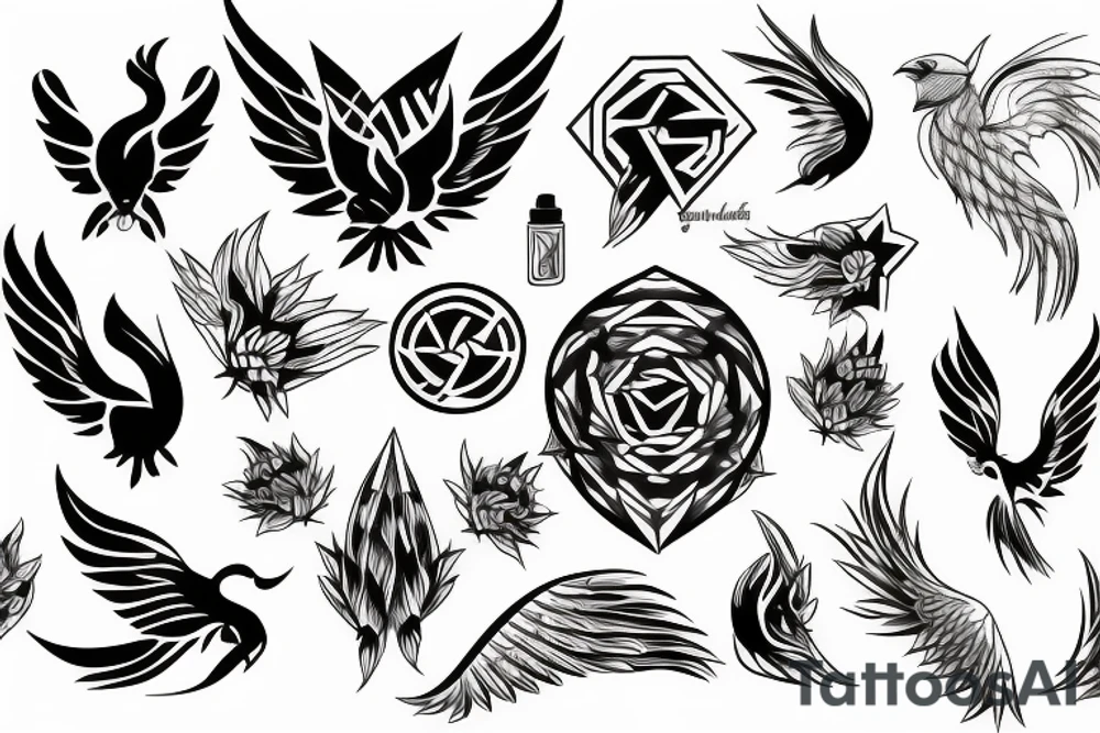 phoenix refined tattoo idea