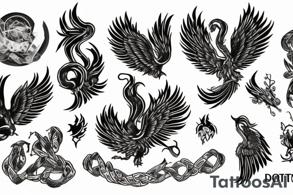 phoenix refined tattoo idea