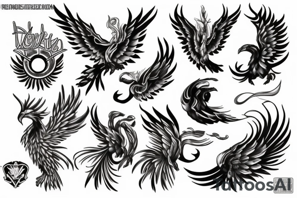 phoenix refined tattoo idea