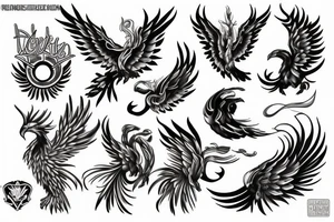 phoenix refined tattoo idea