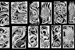 phoenix easy tattoo idea