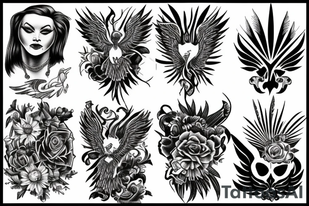 phoenix smart tattoo idea