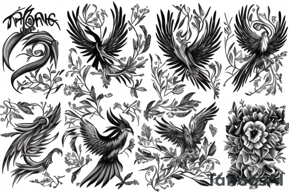 phoenix not details tattoo idea