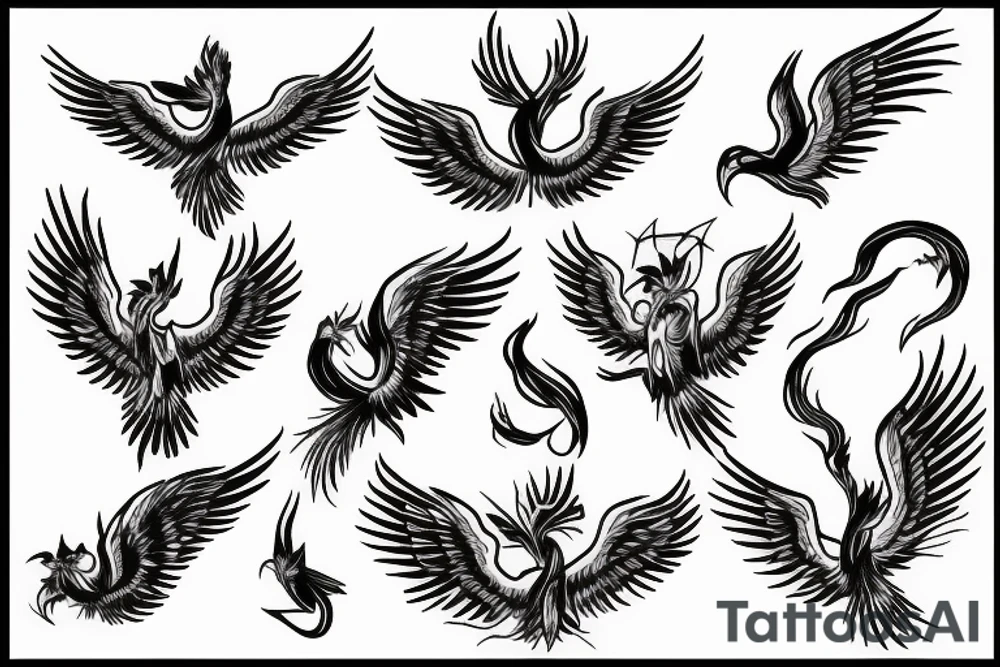 phoenix not details tattoo idea