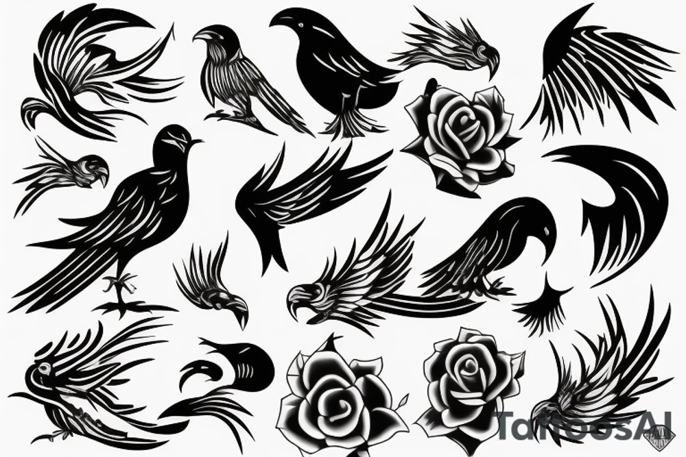 phoenix tattoo idea