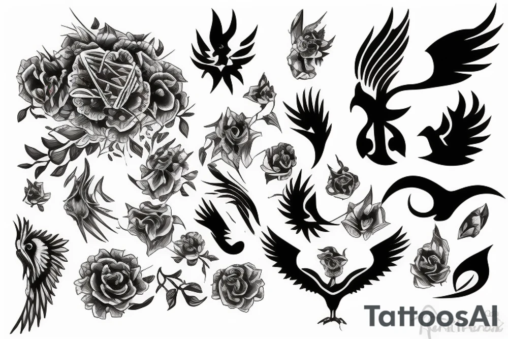 phoenix tattoo idea
