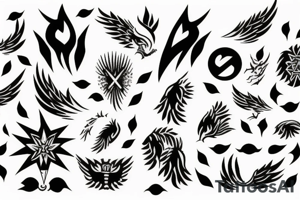 phoenix tattoo idea