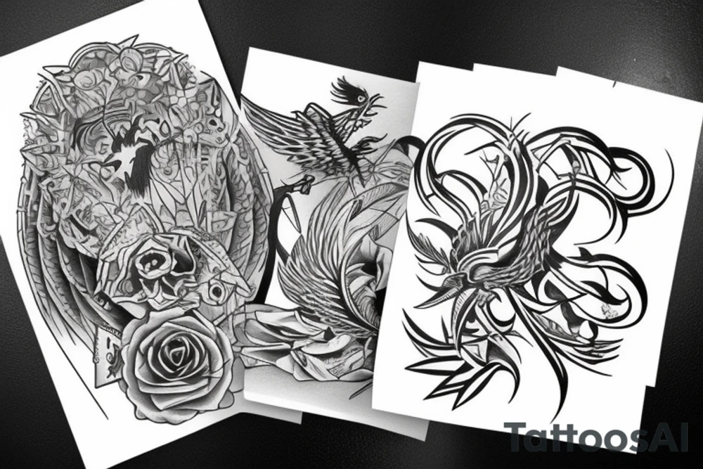 phoenix tattoo idea