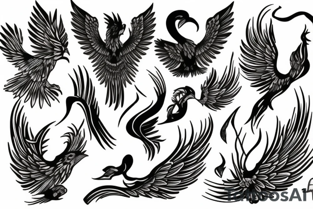 phoenix tattoo idea