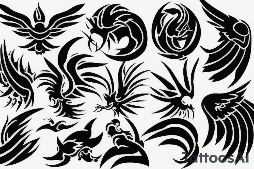 phoenix tattoo idea
