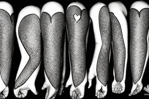 phoenix with heart tattoo idea