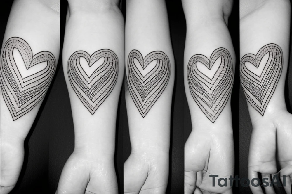 phoenix with heart tattoo idea