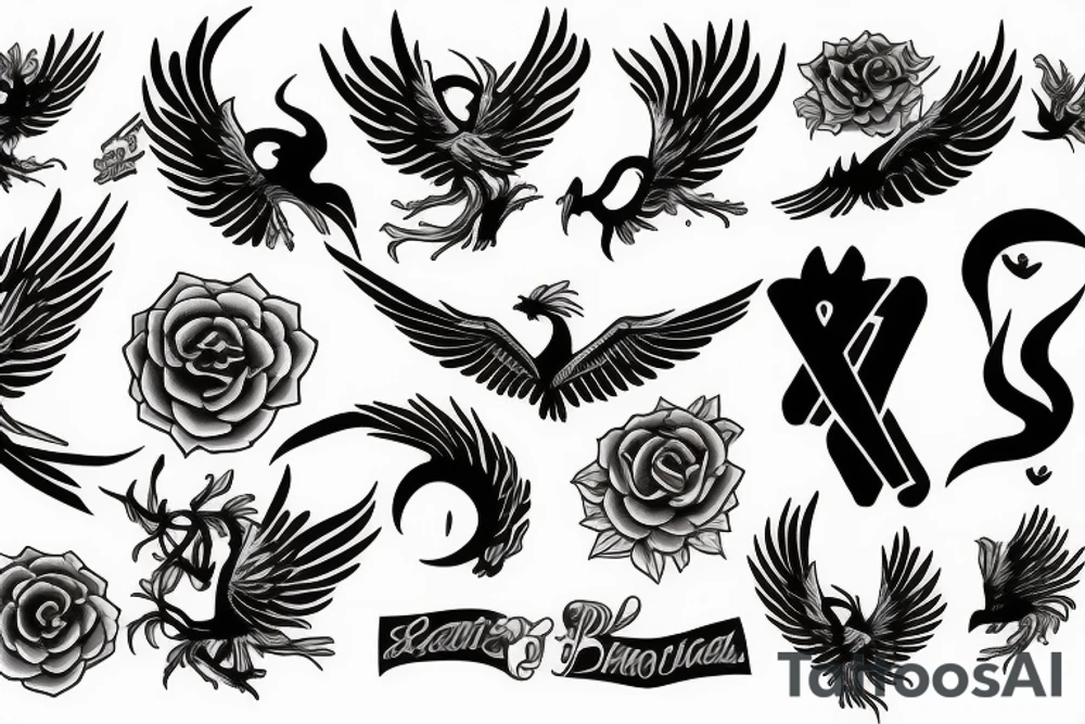 phoenix tattoo idea