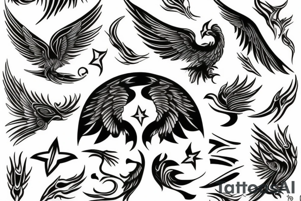phoenix tattoo idea