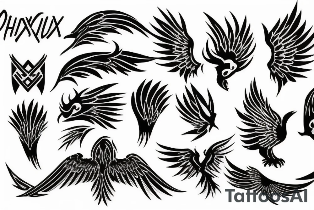 phoenix tattoo idea