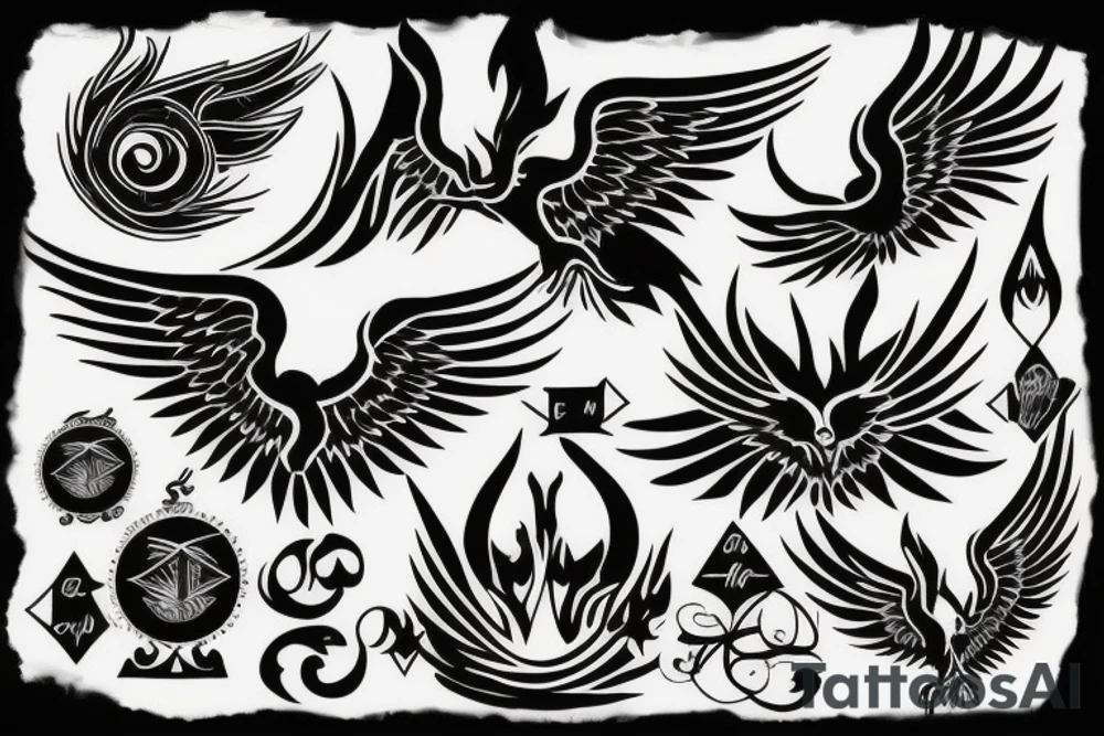 phoenix tattoo idea