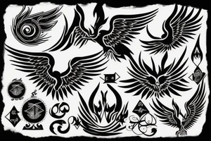 phoenix tattoo idea
