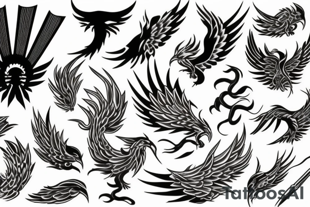 phoenix tattoo idea